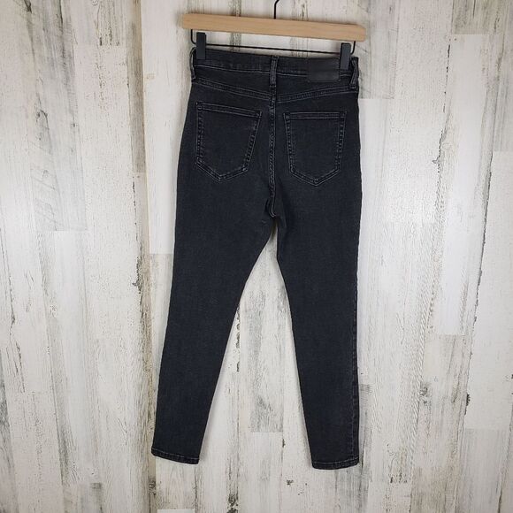 Everlane High Rise Skinny Button Fly Sz 26 - Picture 5 of 8